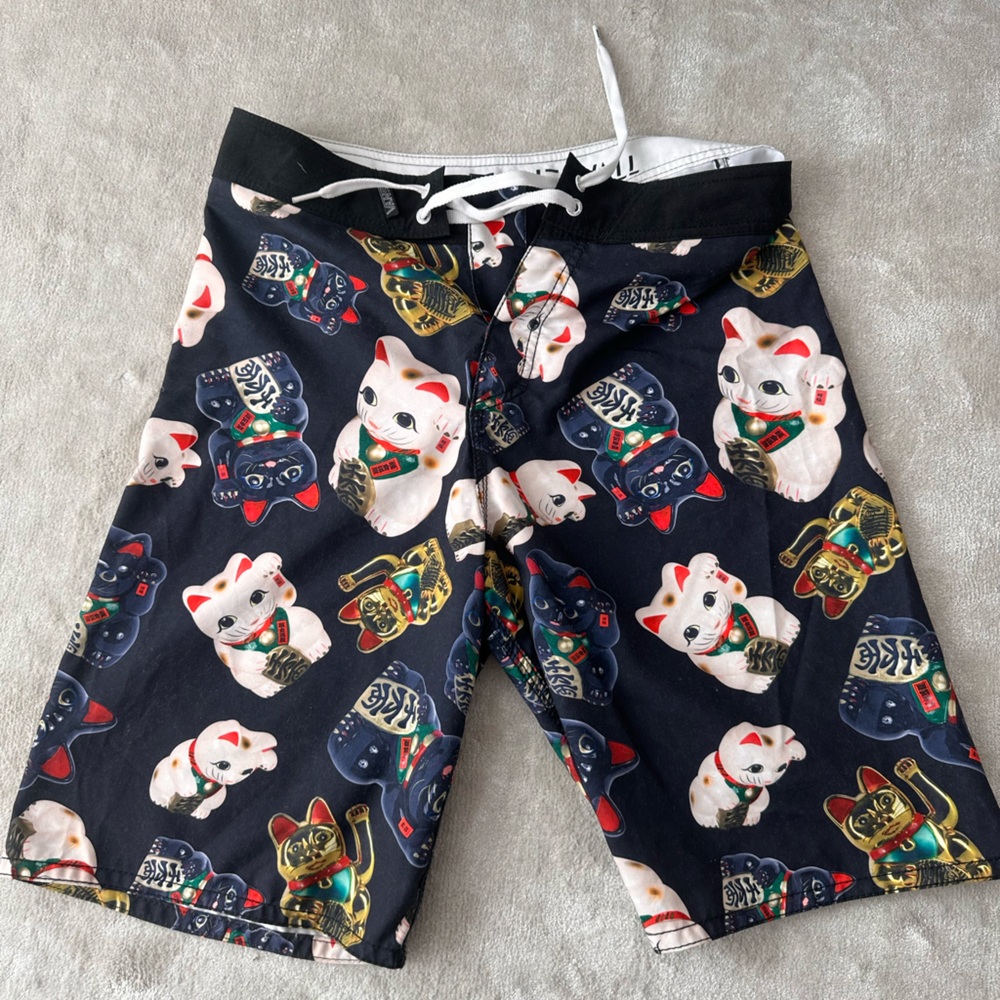Vans Graphic Print Board Shorts Mens Size 30